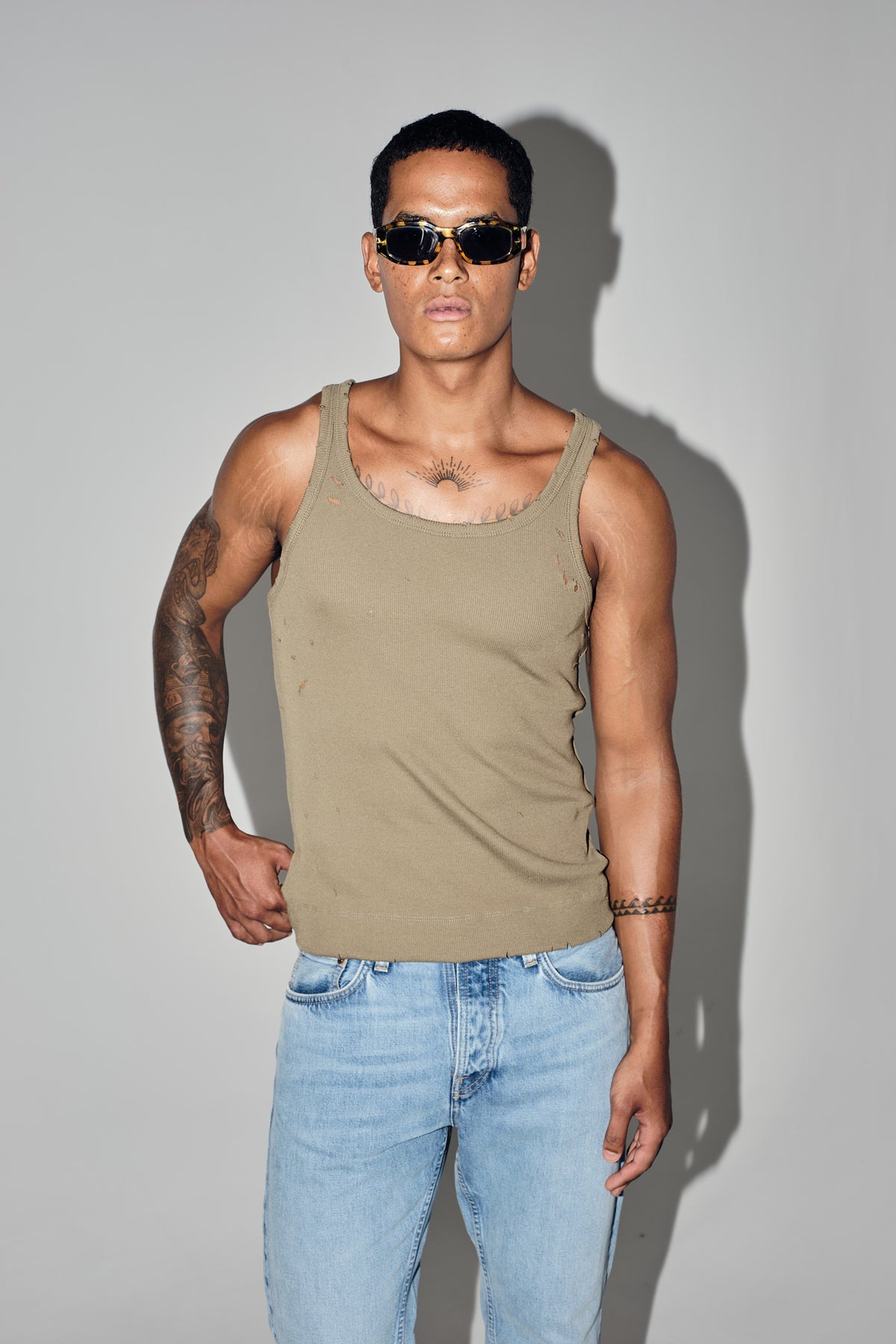 Baby Distressed Singlet