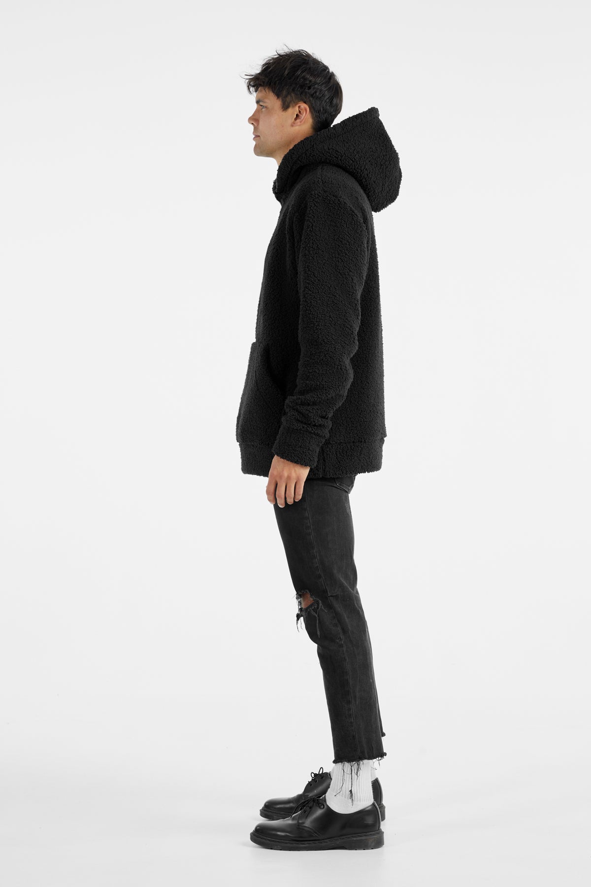 Black Zip Sherpa