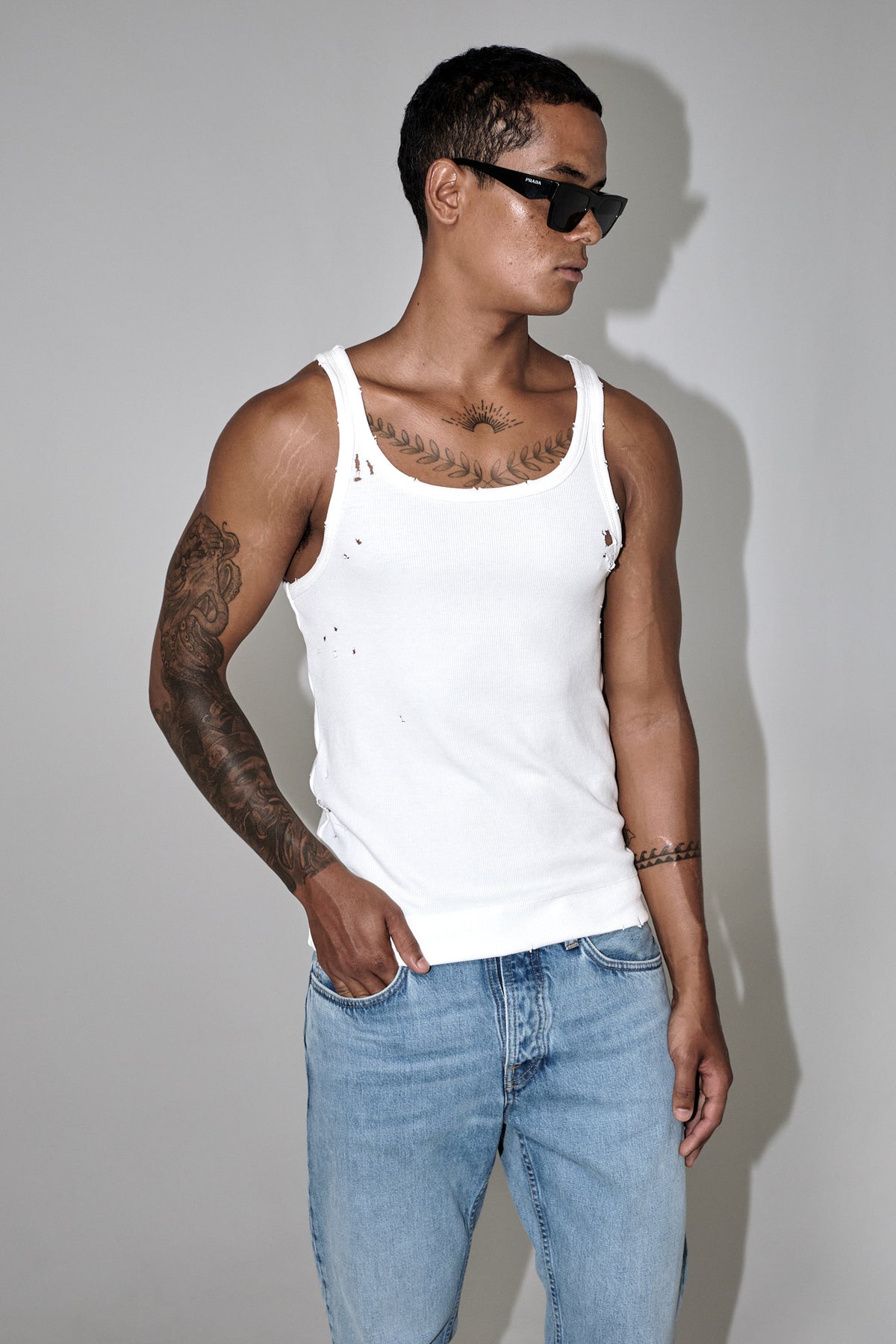 Baby Distressed Singlet